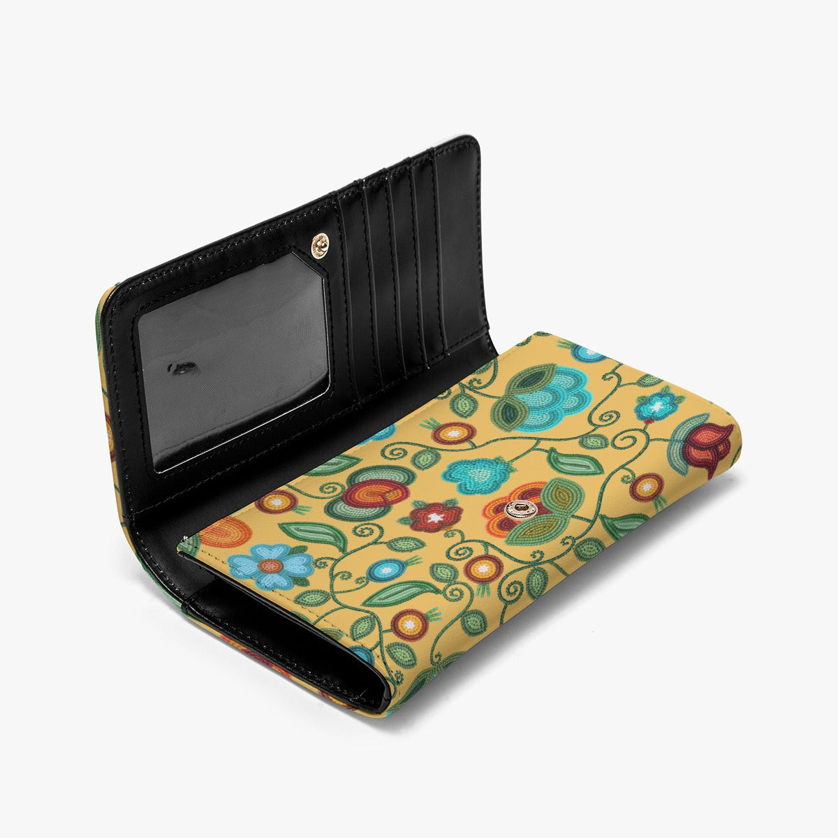 Prairie Fire Petals Honey Foldable Wallet