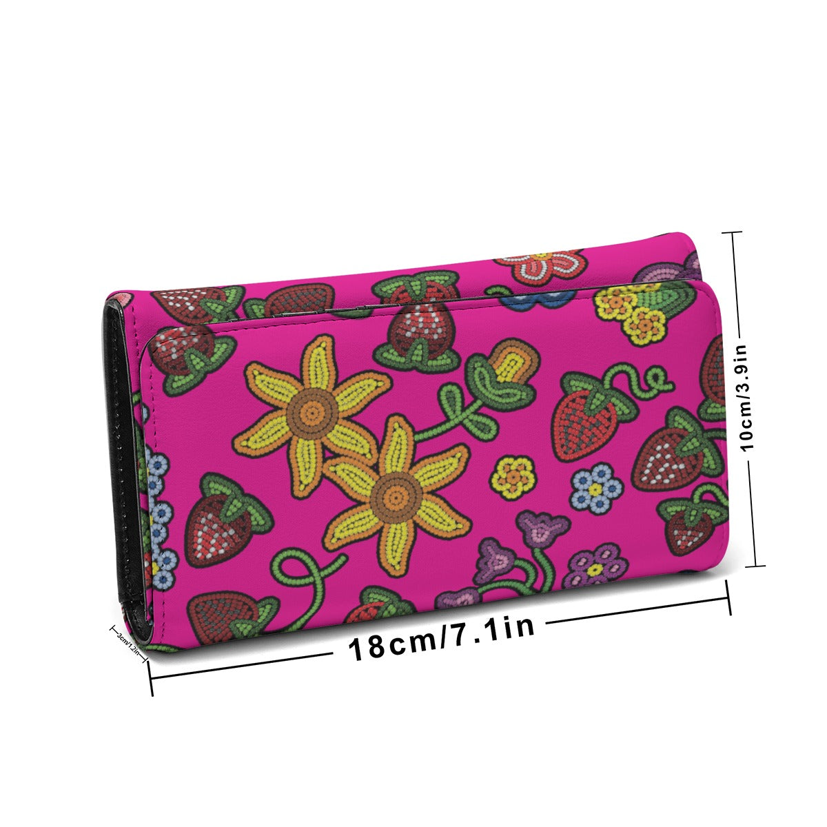 Berry Pop Blush Foldable Wallet