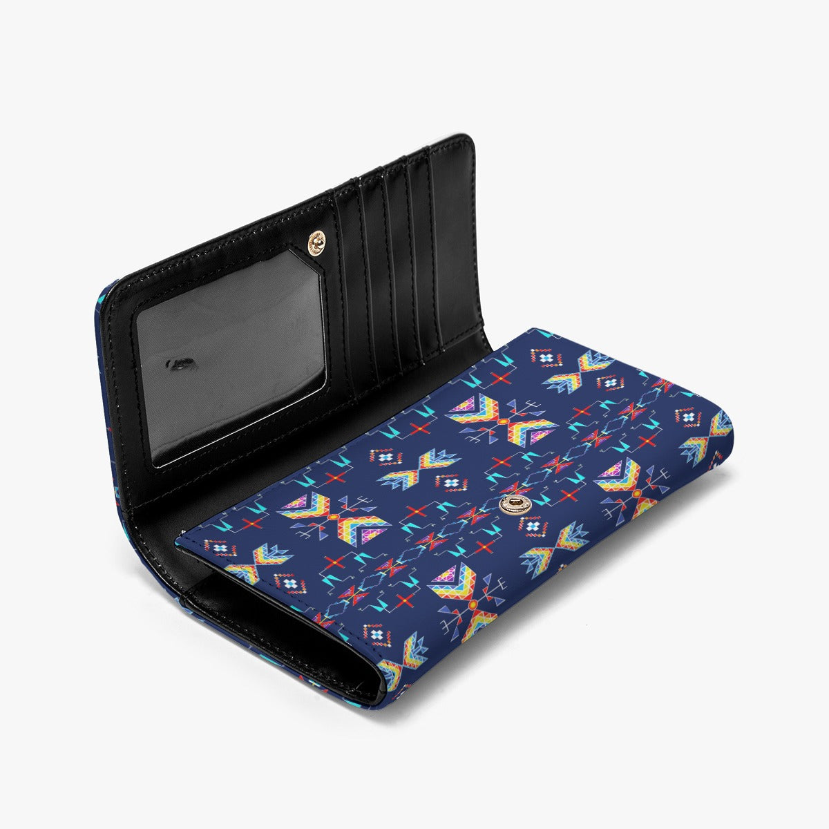 Rainy Chief Rainbow Night Lake Foldable Wallet