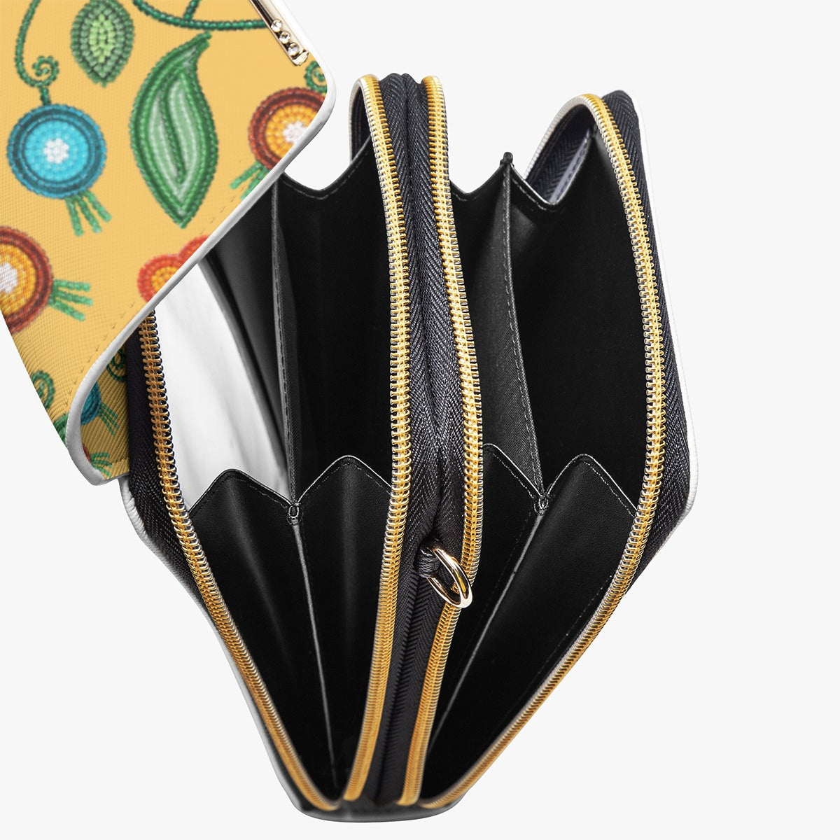 Prairie Fire Petals Honey Mobile Phone Chest Bag