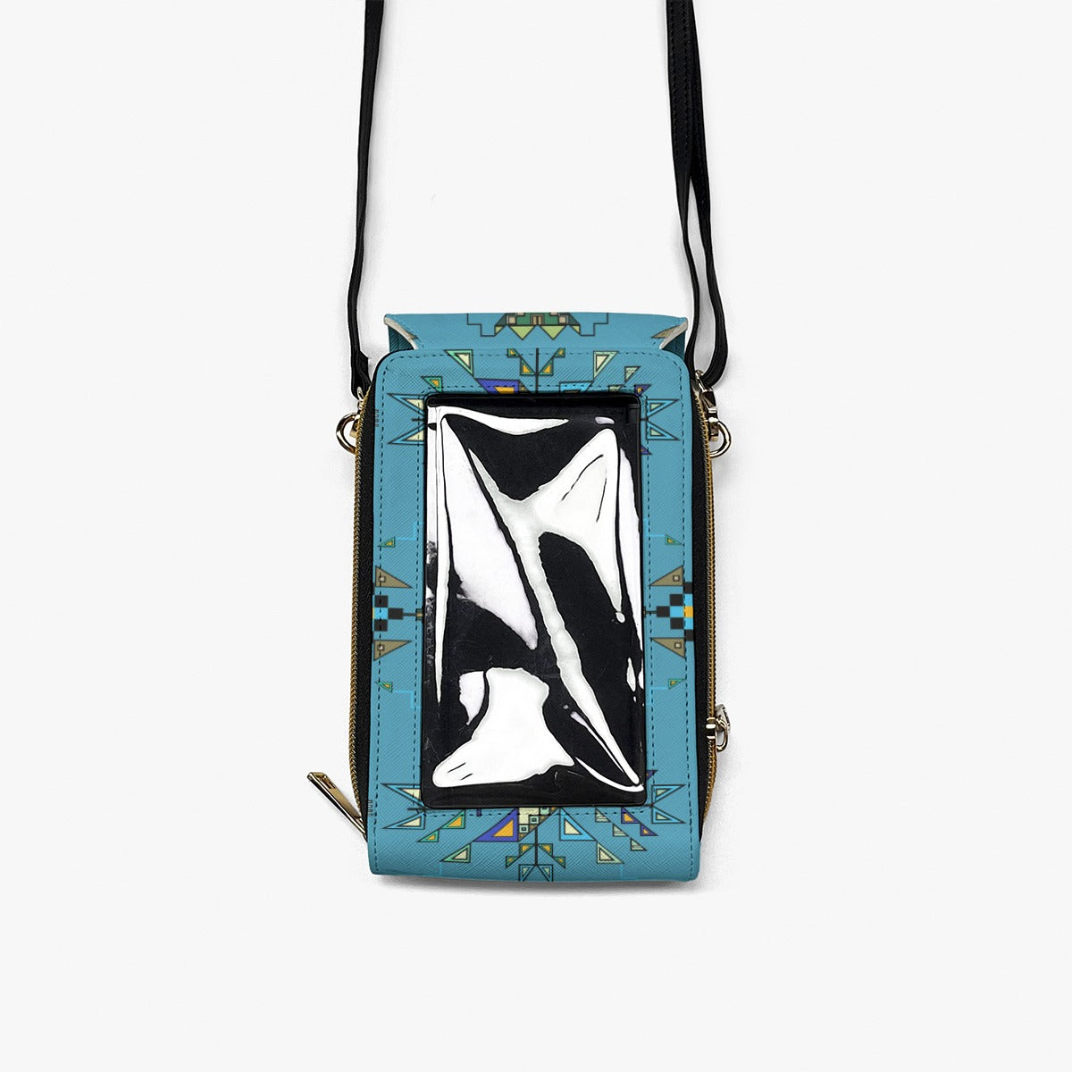 Bear Shield Blue Mobile Phone Chest Bag