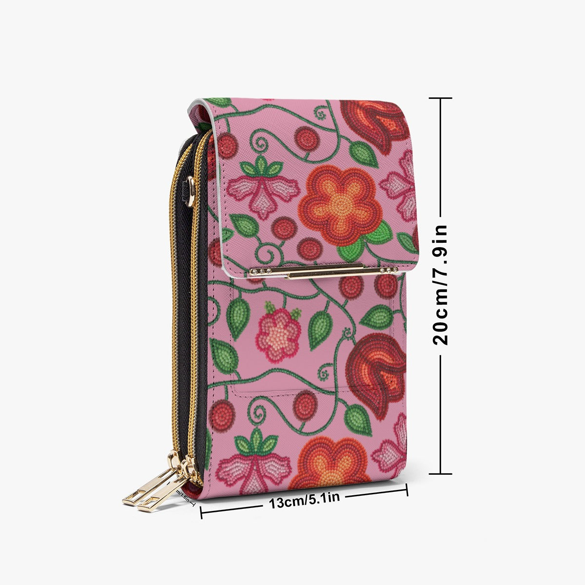 Rose Reverie Pink Mobile Phone Chest Bag