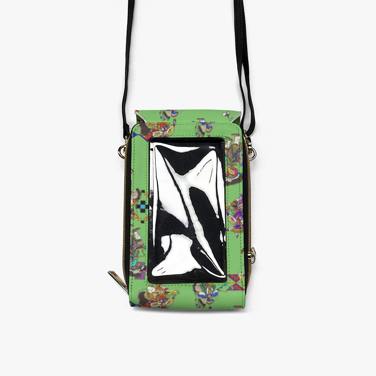 Men's Fancy Dancers Grass Mobile Phone Chest Bag