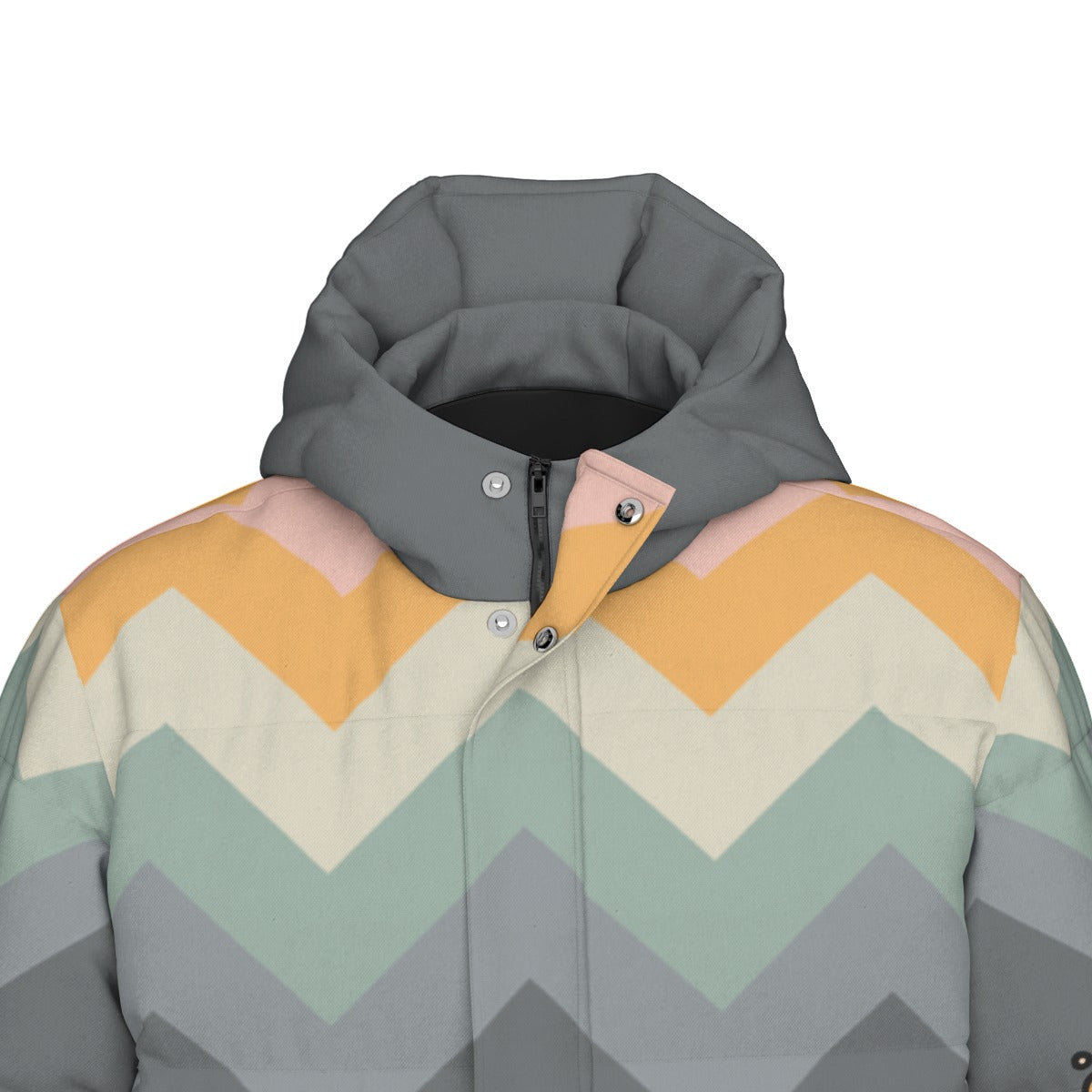 Falling Leaf Rising Bloom Unisex Long Down Jacket