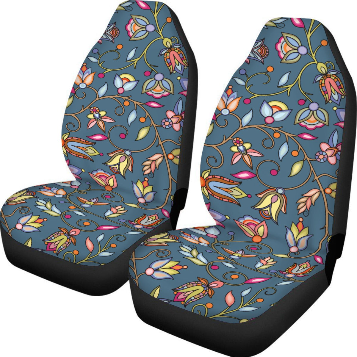 Buffalo Bloom Rainstorm Universal Car Seat Cover With Thickened Back