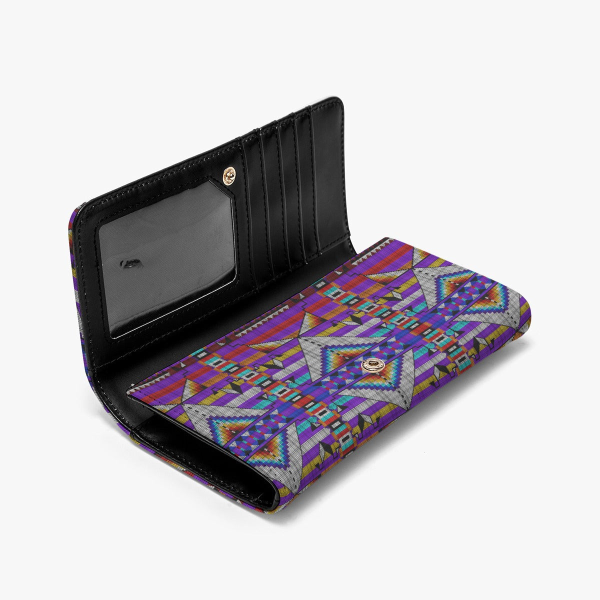 Medicine Blessing Purple Foldable Wallet
