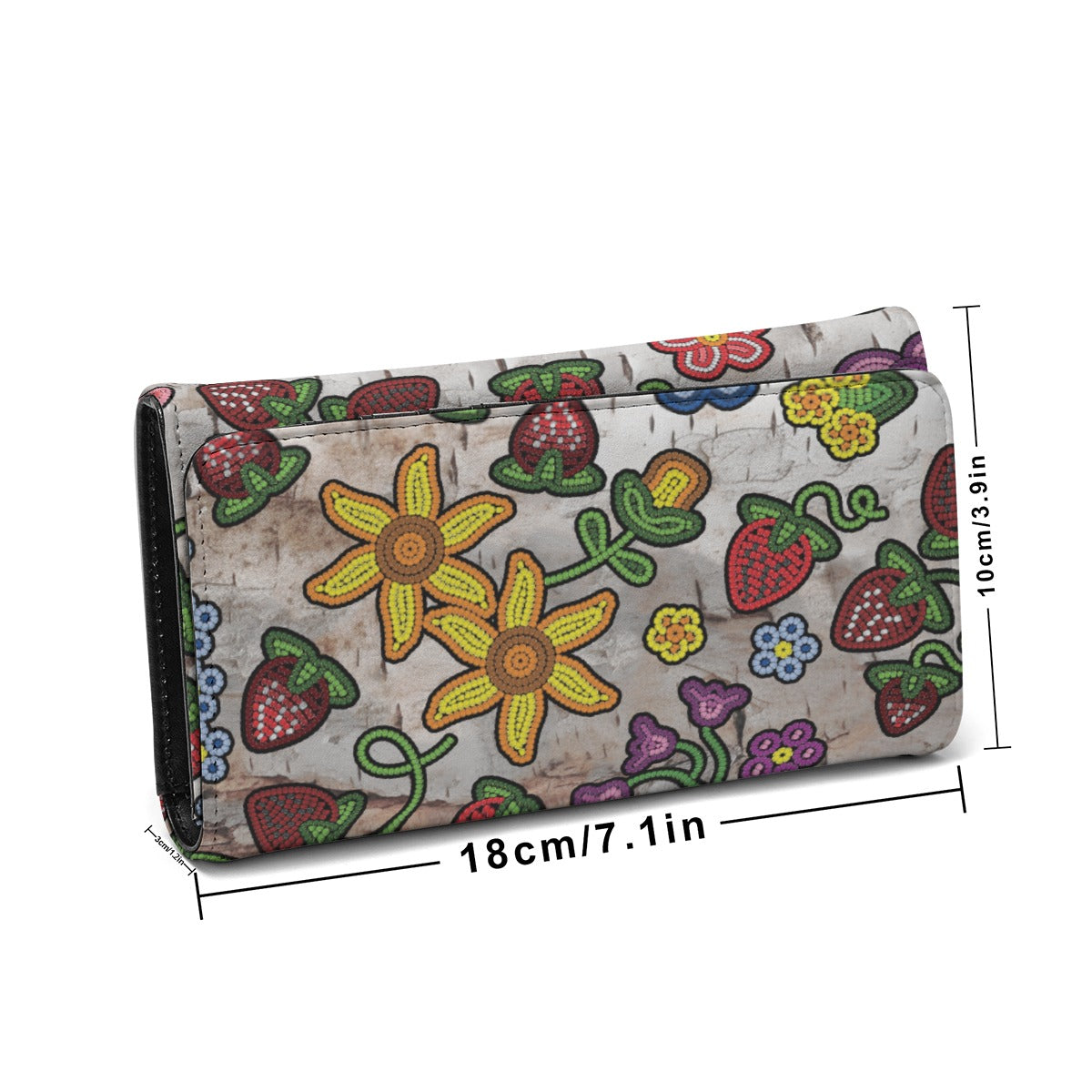 Berry Pop Br Bark Foldable Wallet