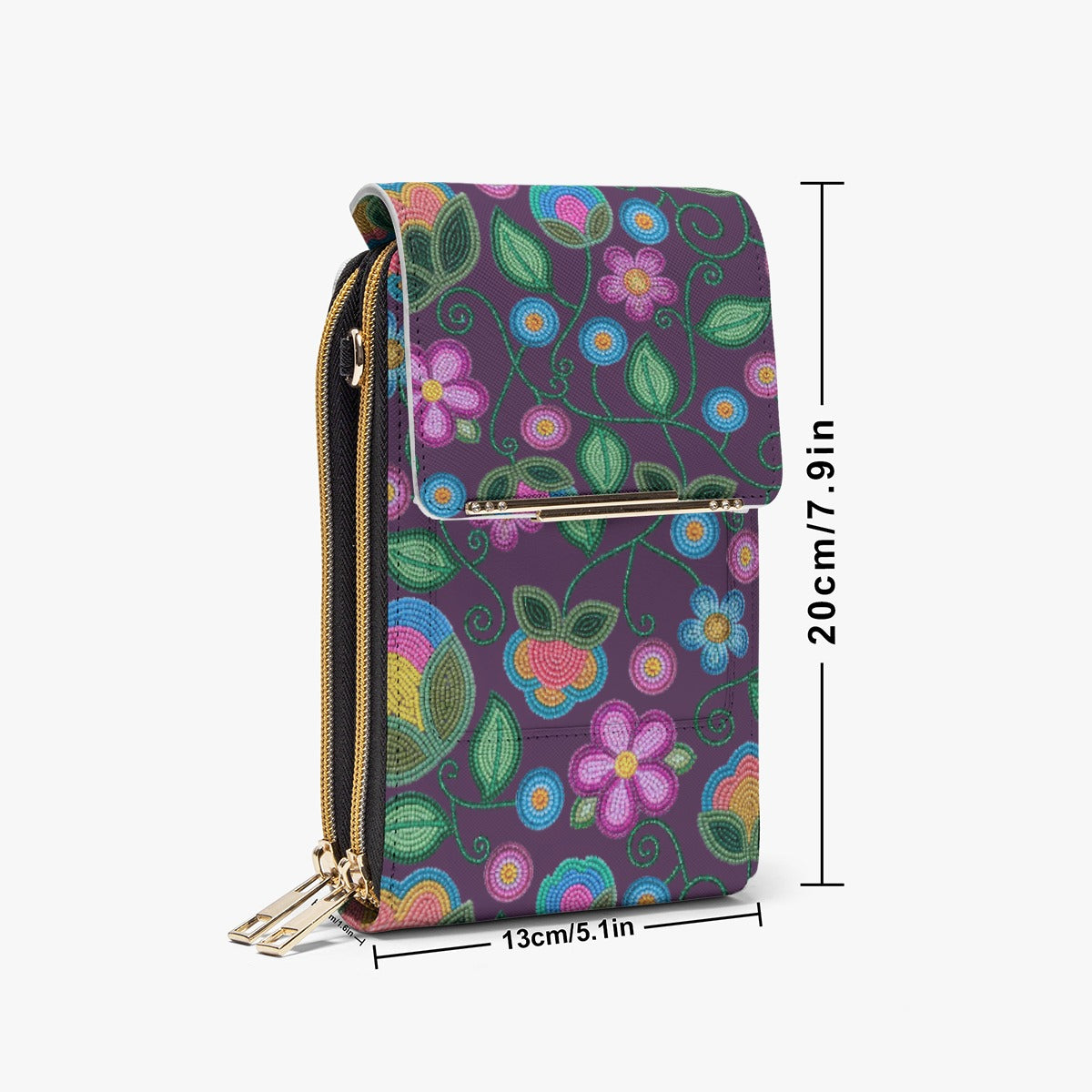 Turquoise Sunbeam Violet Mobile Phone Chest Bag