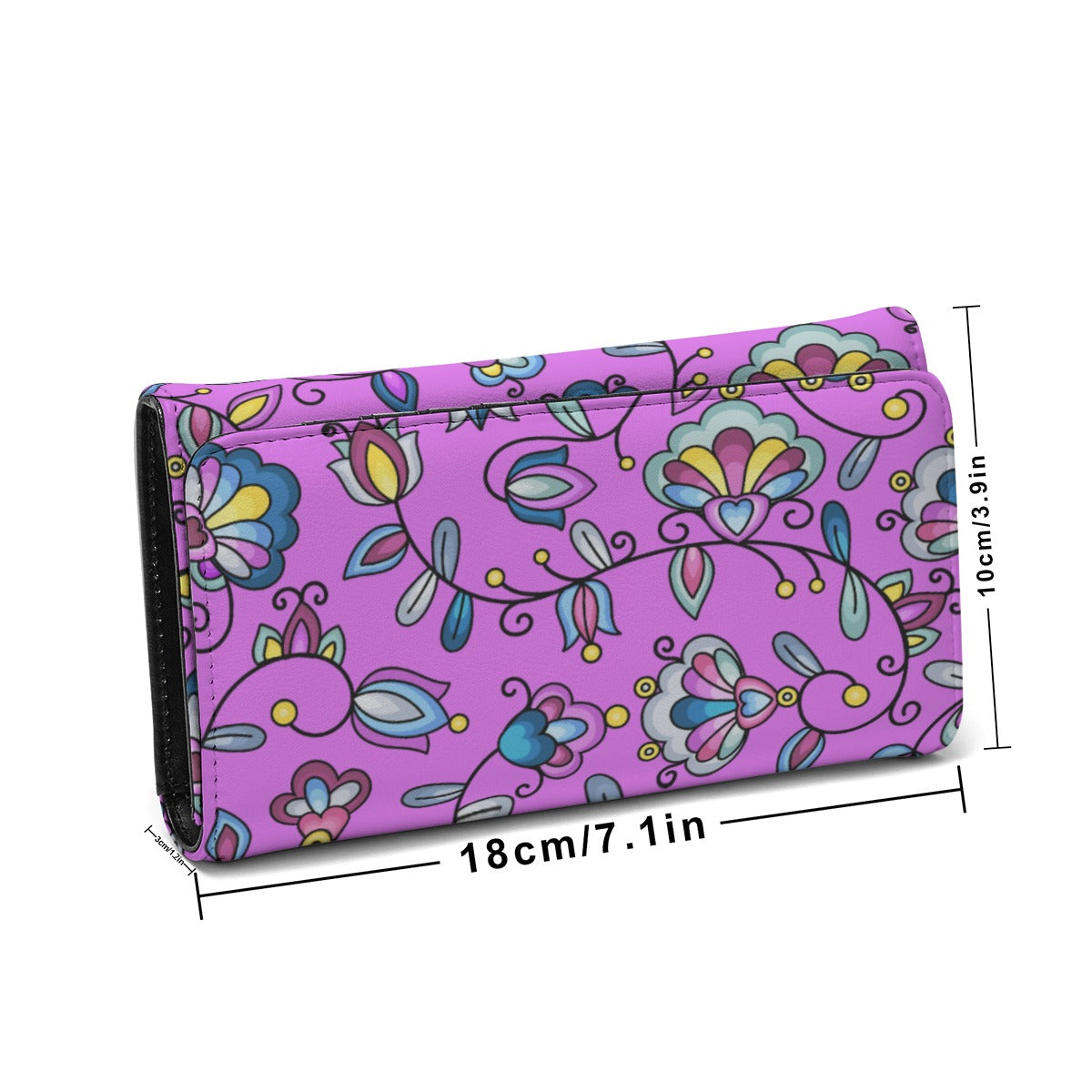 Autumn Bundle Blessing Purple Foldable Wallet