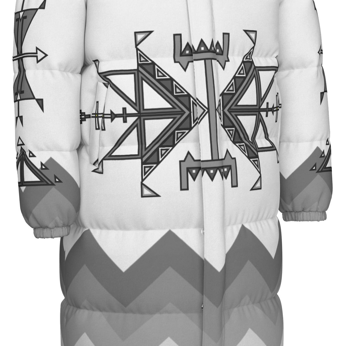 Eagle Strike Unisex Long Down Jacket