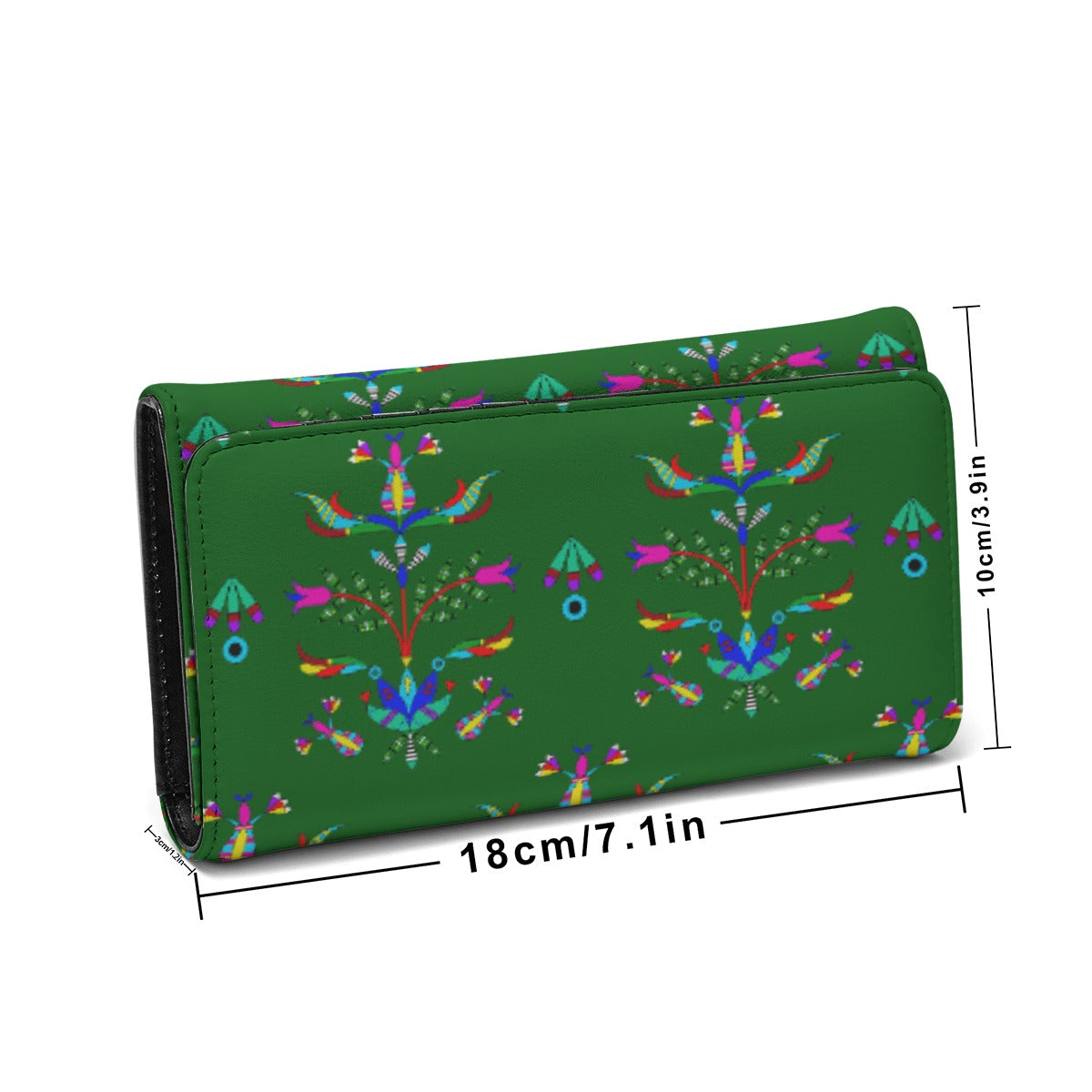 Dakota Damask Green Foldable Wallet