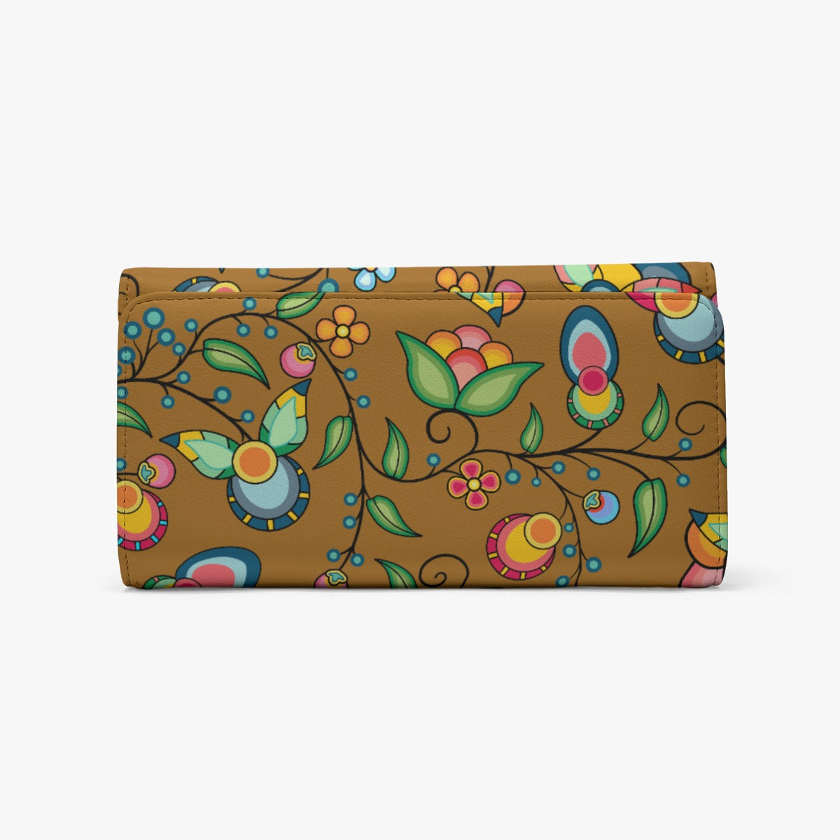 Floral Bounty Fall Leaves Foldable Wallet