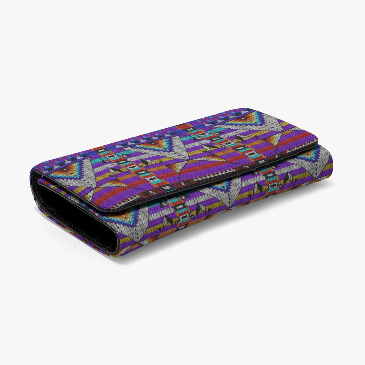 Medicine Blessing Purple Foldable Wallet