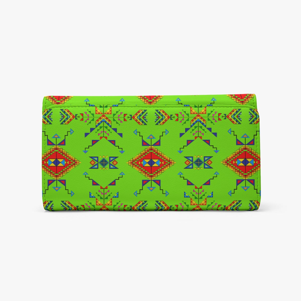 Buffalo Jump Neon Green Foldable Wallet