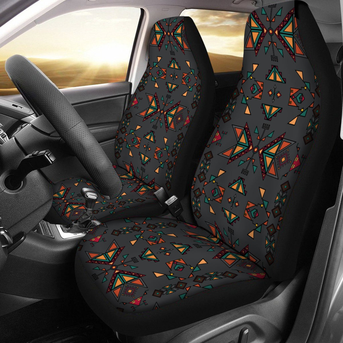 Arrow Dawn Gray Universal Car Seat Cover With Thickened Back
