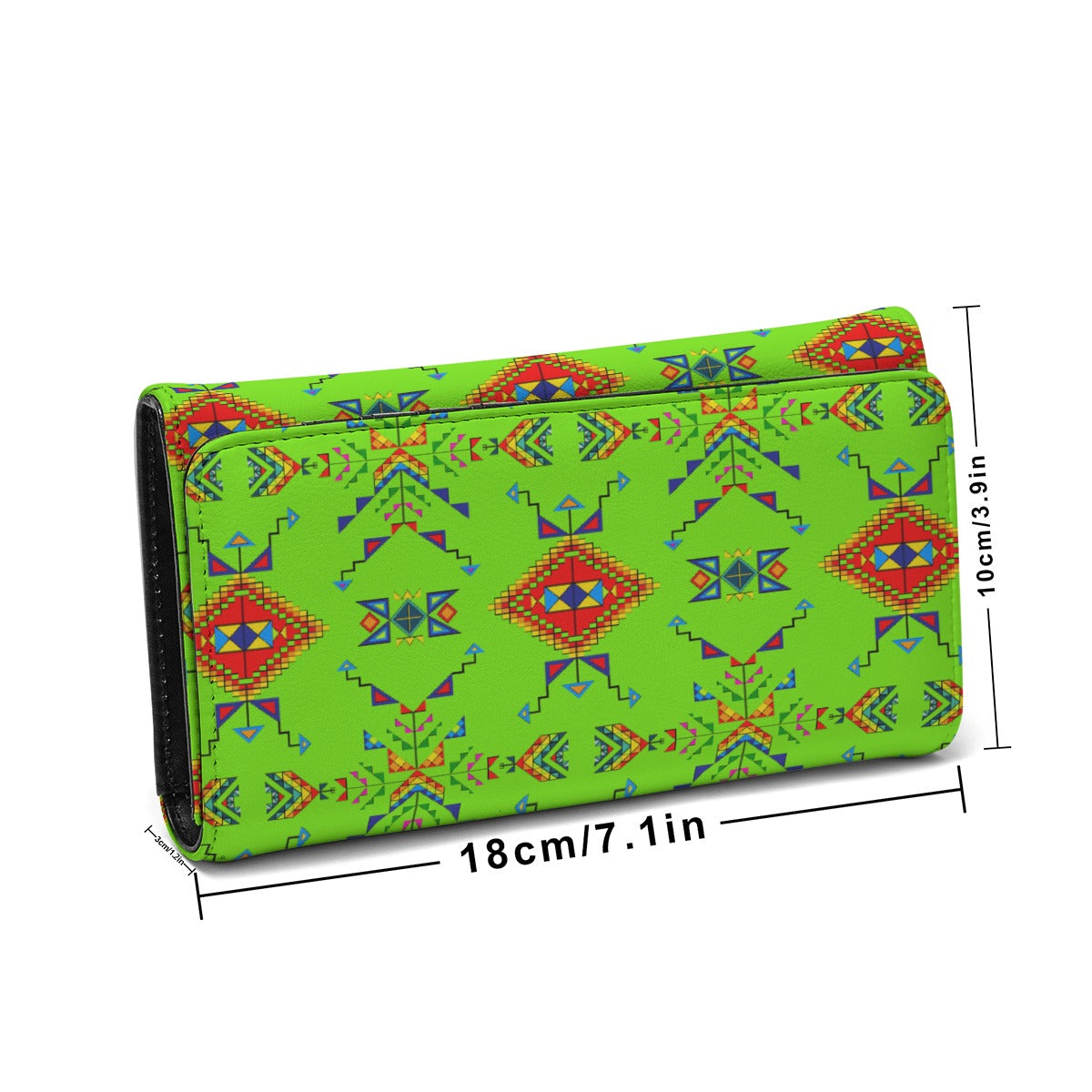 Buffalo Jump Neon Green Foldable Wallet