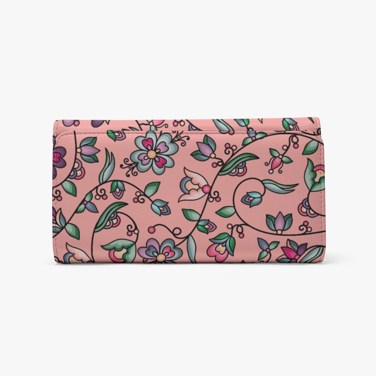 Amber Evening Garland Peach Foldable Wallet