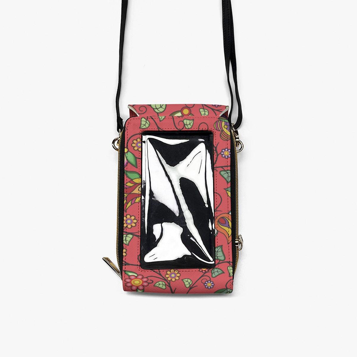 Heartbeat Petals Red Mobile Phone Chest Bag