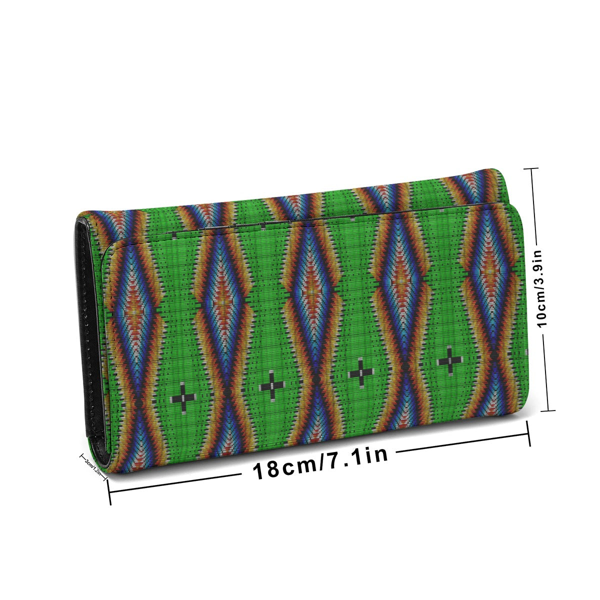 Diamond in the Bluff Lime Foldable Wallet
