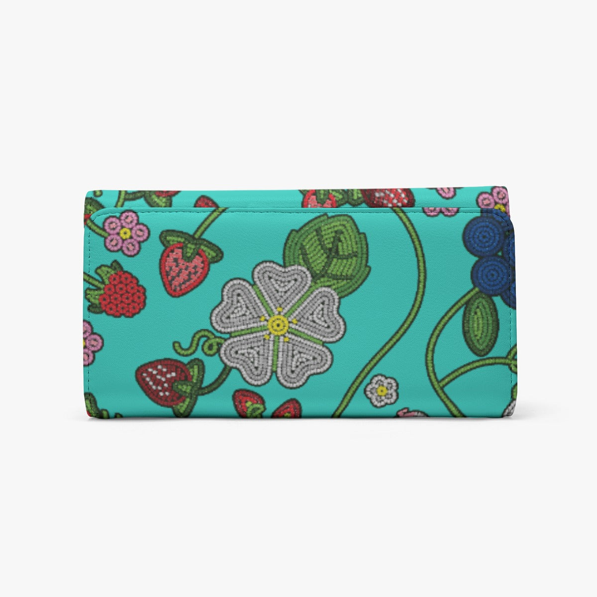 Grandmother Stories Turquoise Foldable Wallet