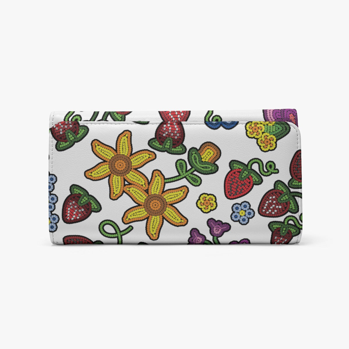 Berry Pop White Foldable Wallet