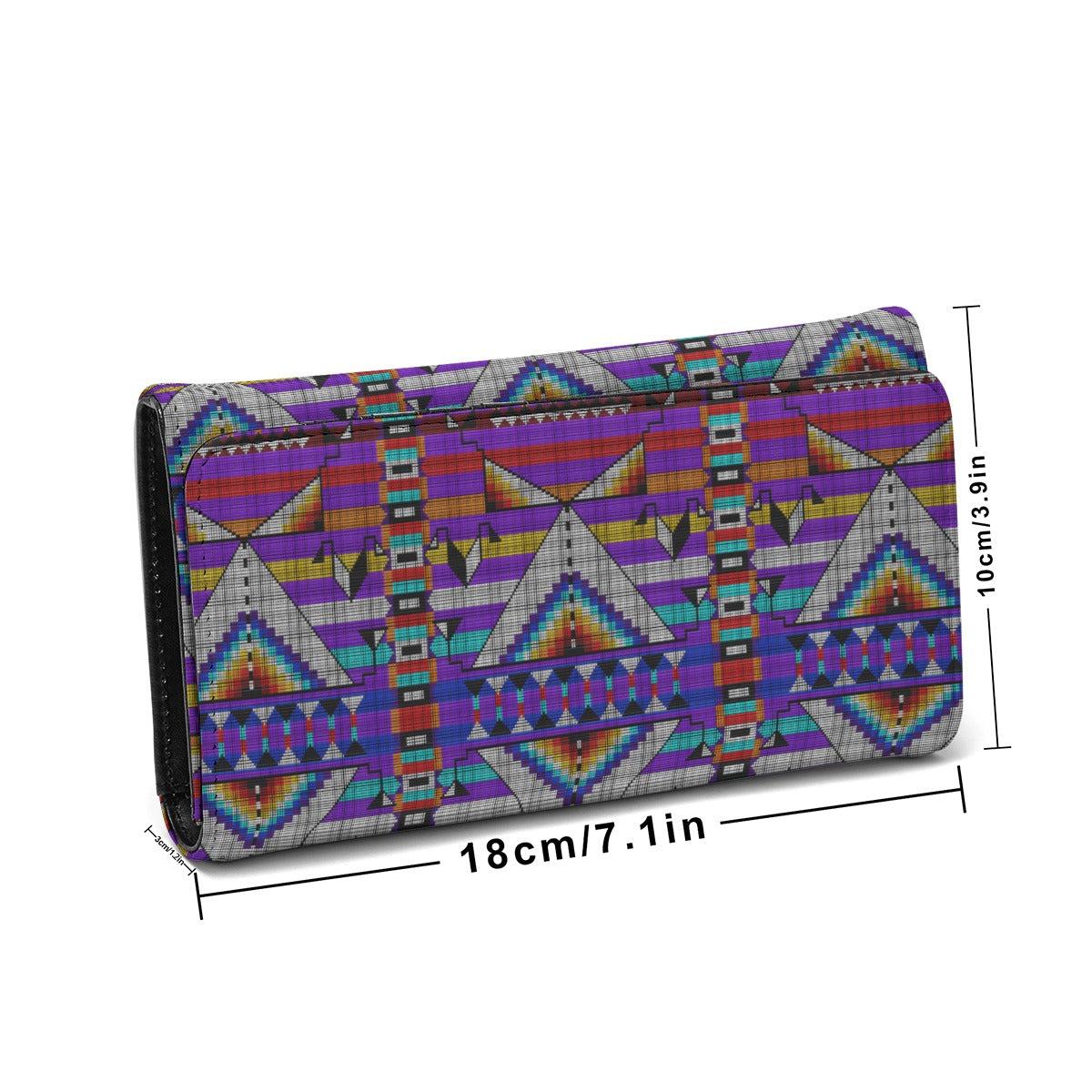 Medicine Blessing Purple Foldable Wallet