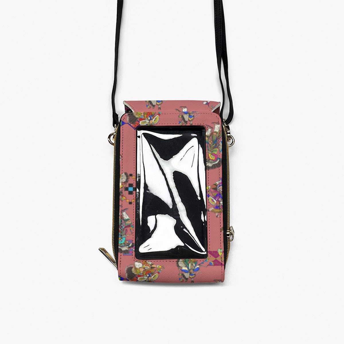 Men's Fancy Dancers Terra Cotta Mobile Phone Chest Bag