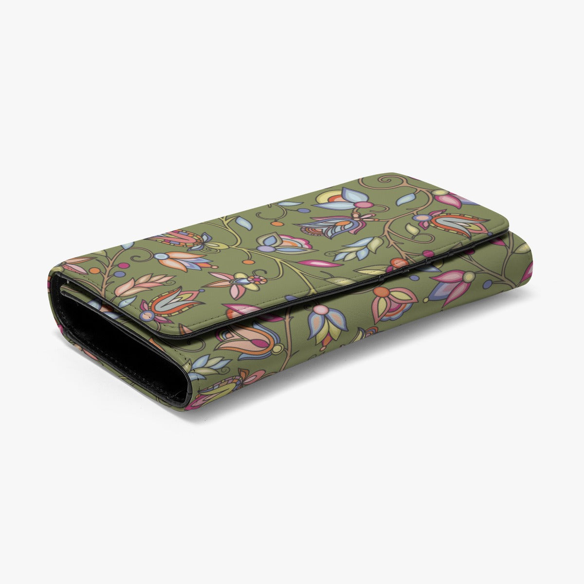 Buffalo Bloom Sage Foldable Wallet