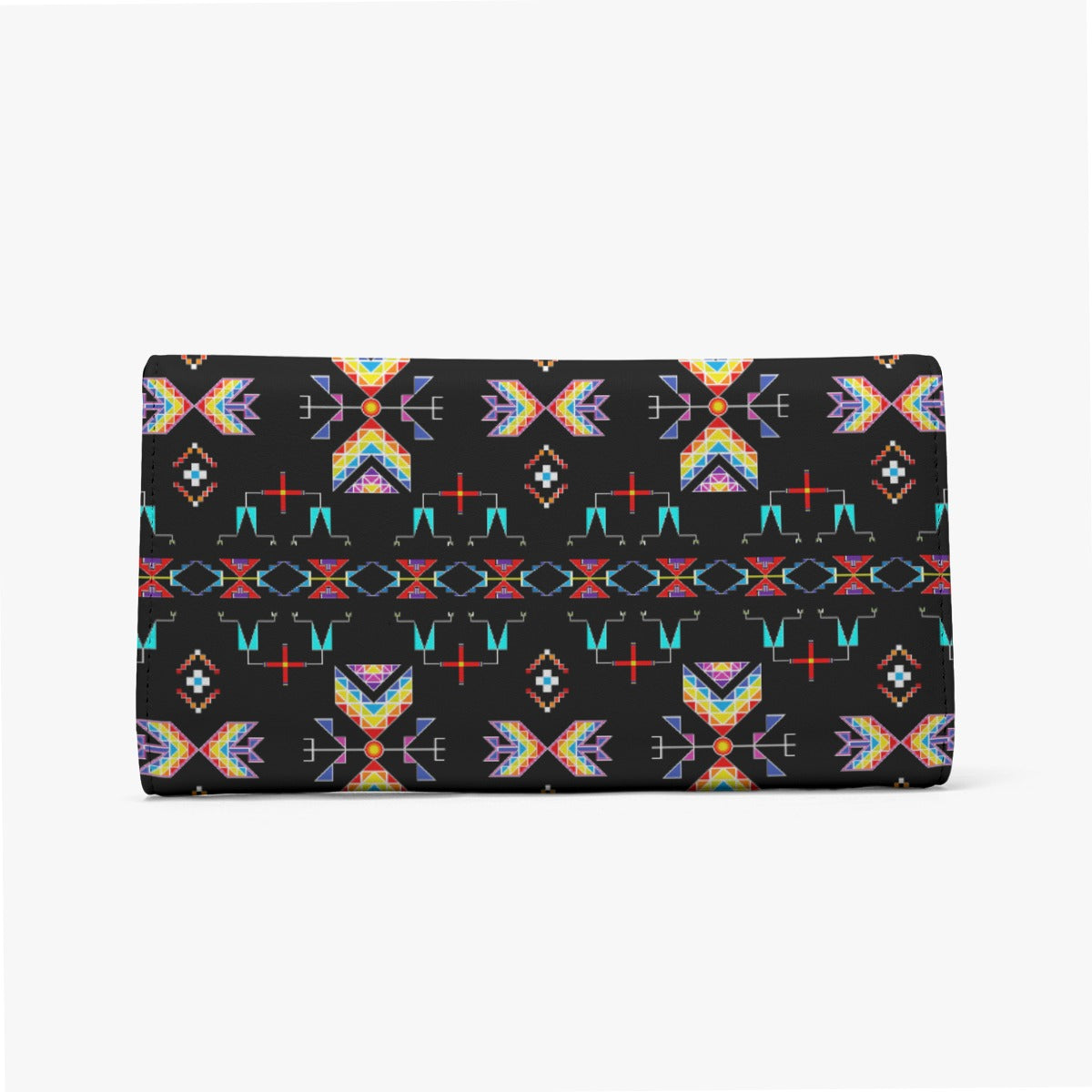 Rainy Chief Rainbow Black Foldable Wallet