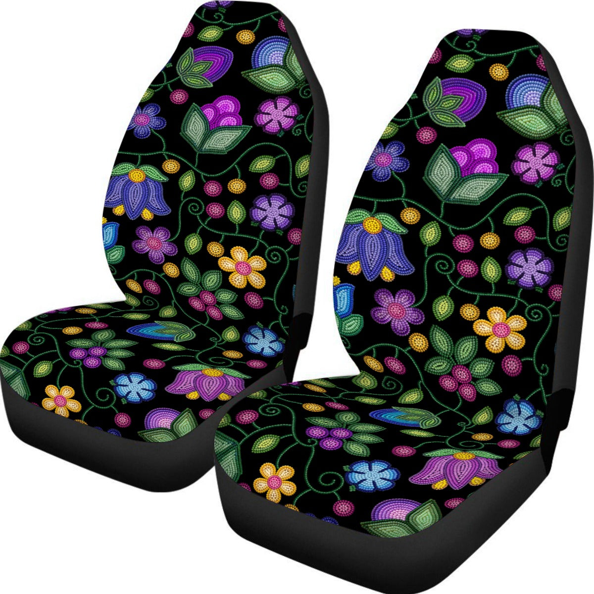 Bloom Uplift Black Universal Car Seat Cover With Thickened Back