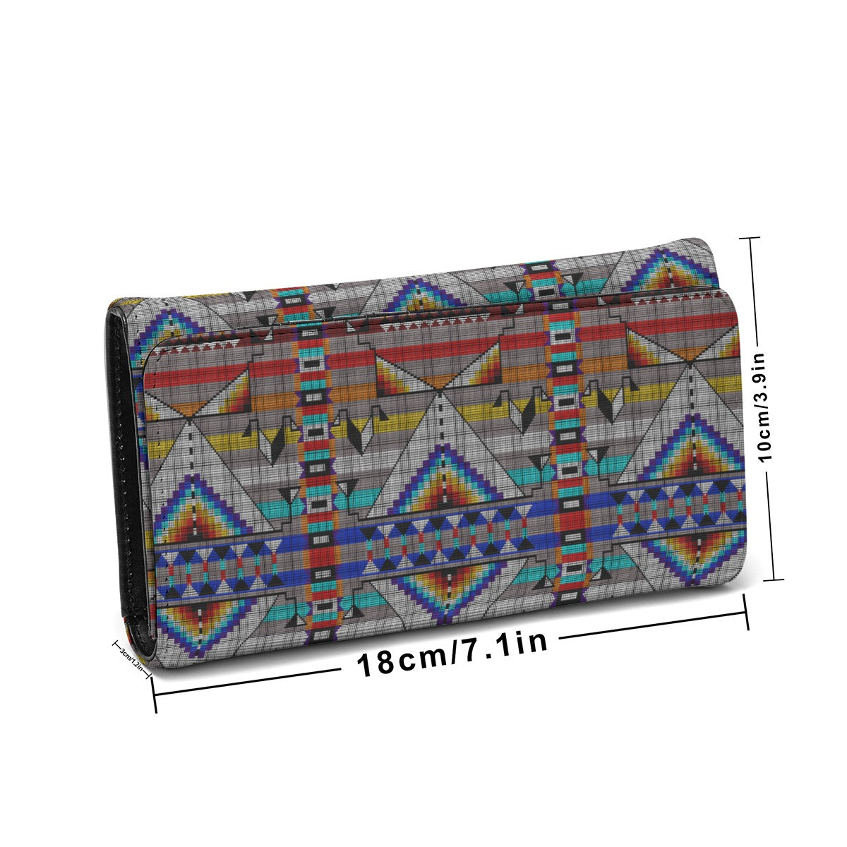 Medicine Blessing Grey Foldable Wallet