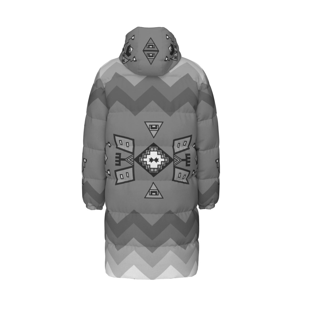 Thunder Drum Unisex Long Down Jacket