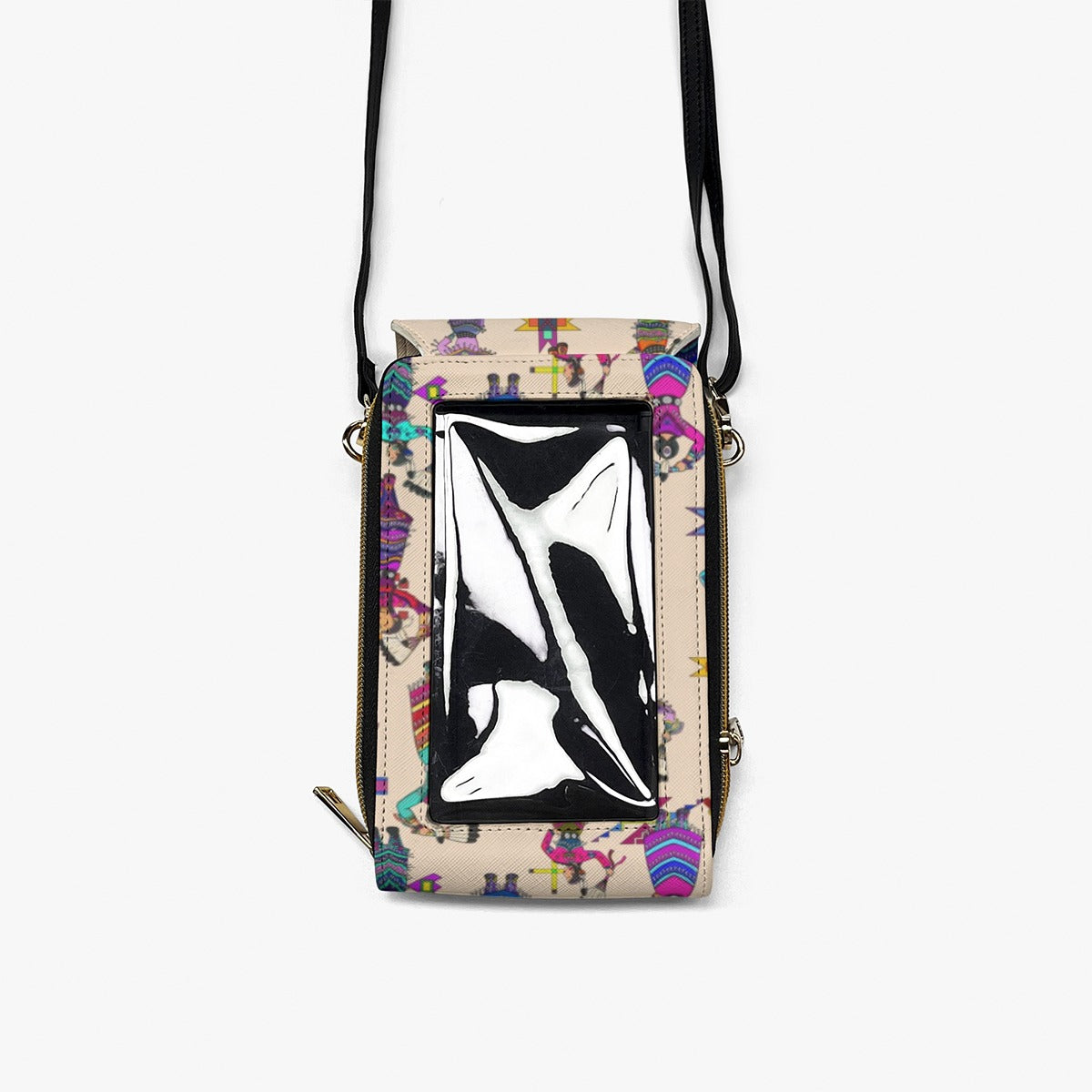 Women's Jingle Dancers Muslin Mobile Phone Chest Bag