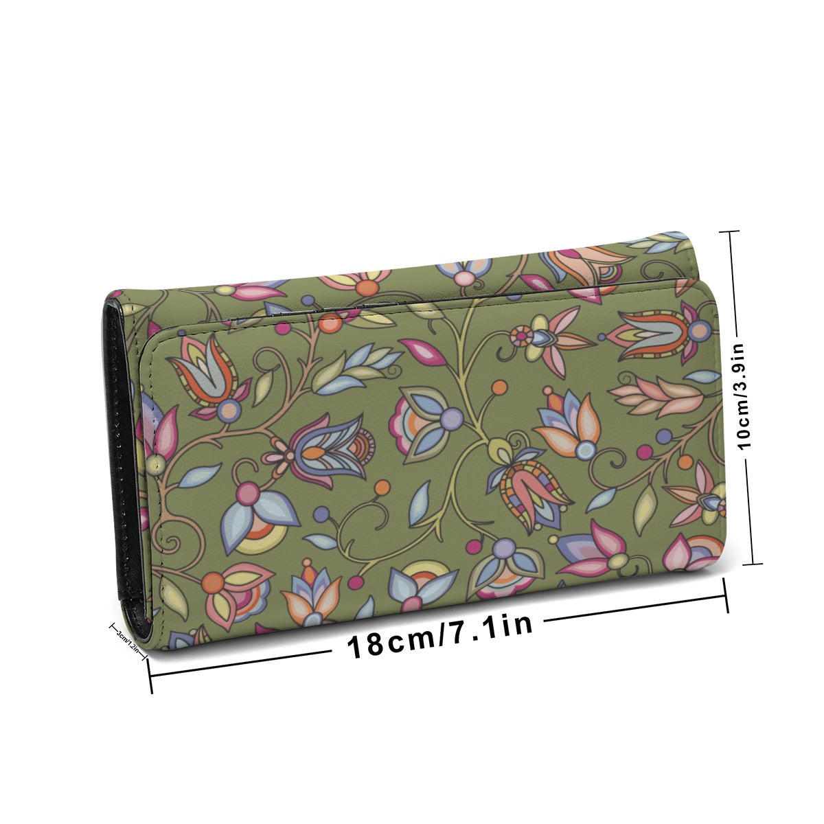 Buffalo Bloom Sage Foldable Wallet