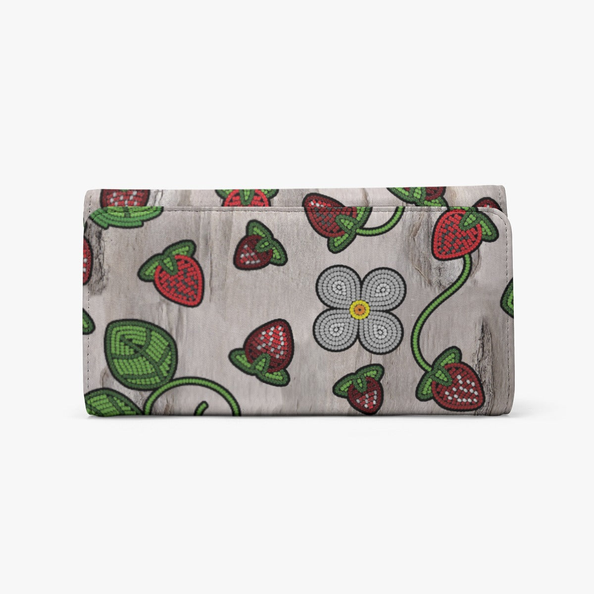 Strawberry Dreams Bright Birch Foldable Wallet