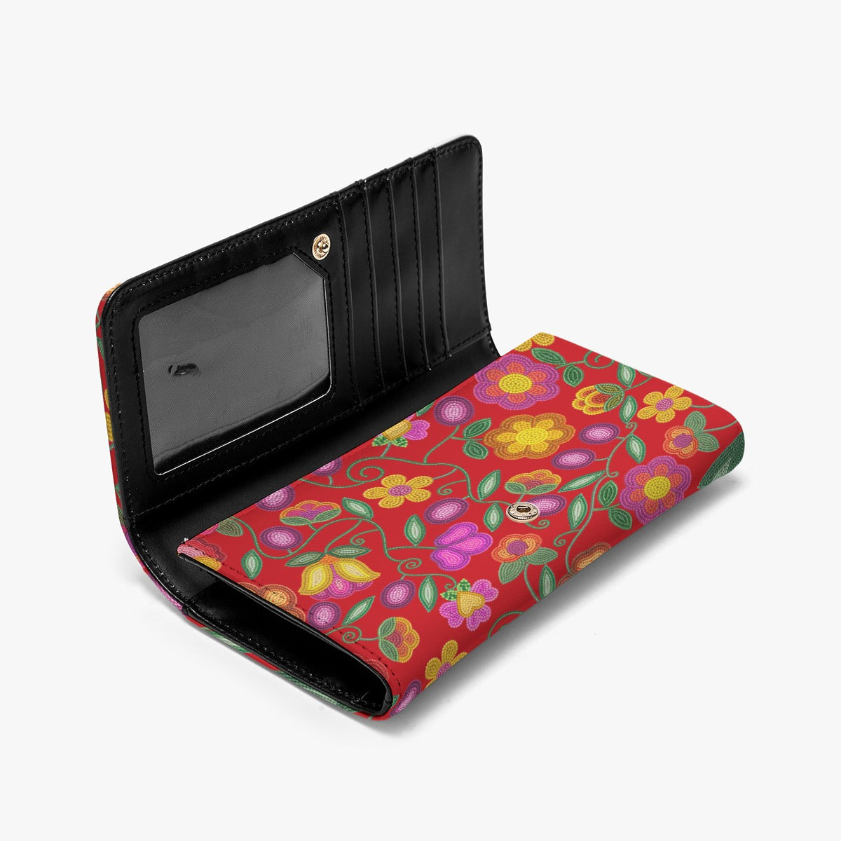 Boreal Bounty Red Foldable Wallet