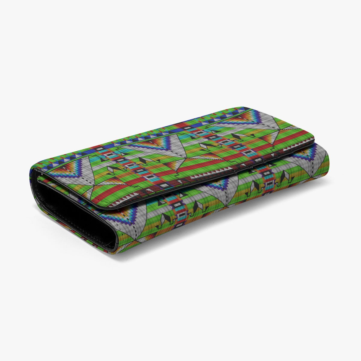 Medicine Blessing Lime Green Foldable Wallet