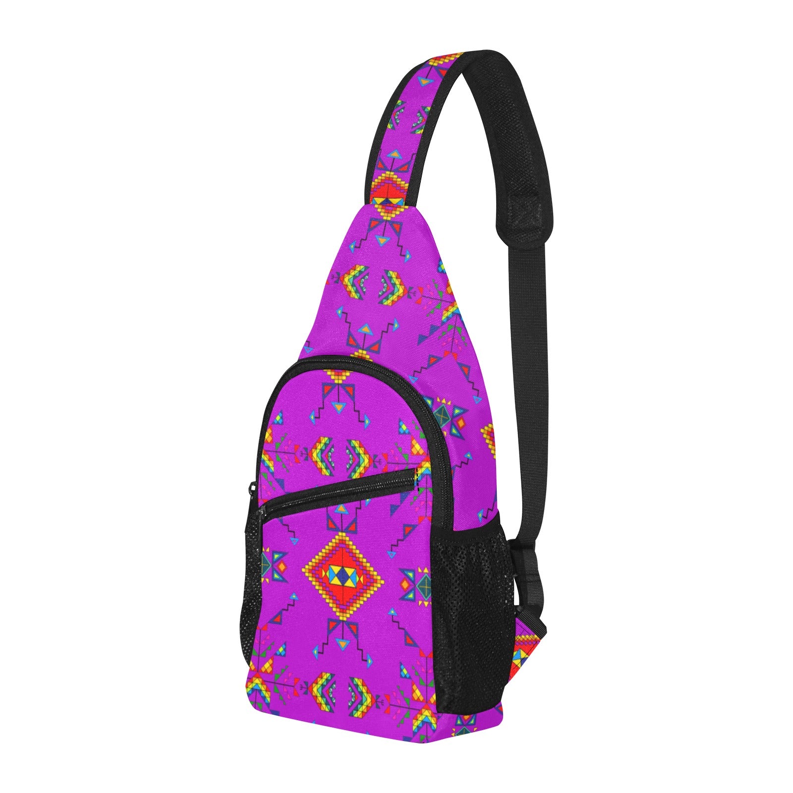 Buffalo Jump Purple Chest Bag