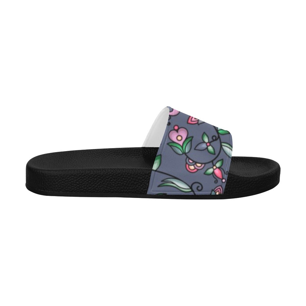 Amber Evening Garland Blue Women's Slide Sandals