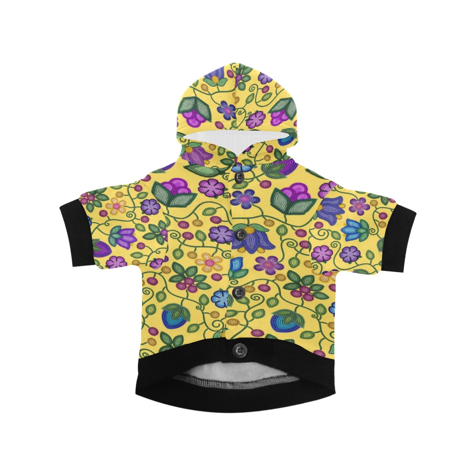 Bloom Uplift Yellow Pet Dog Hoodie