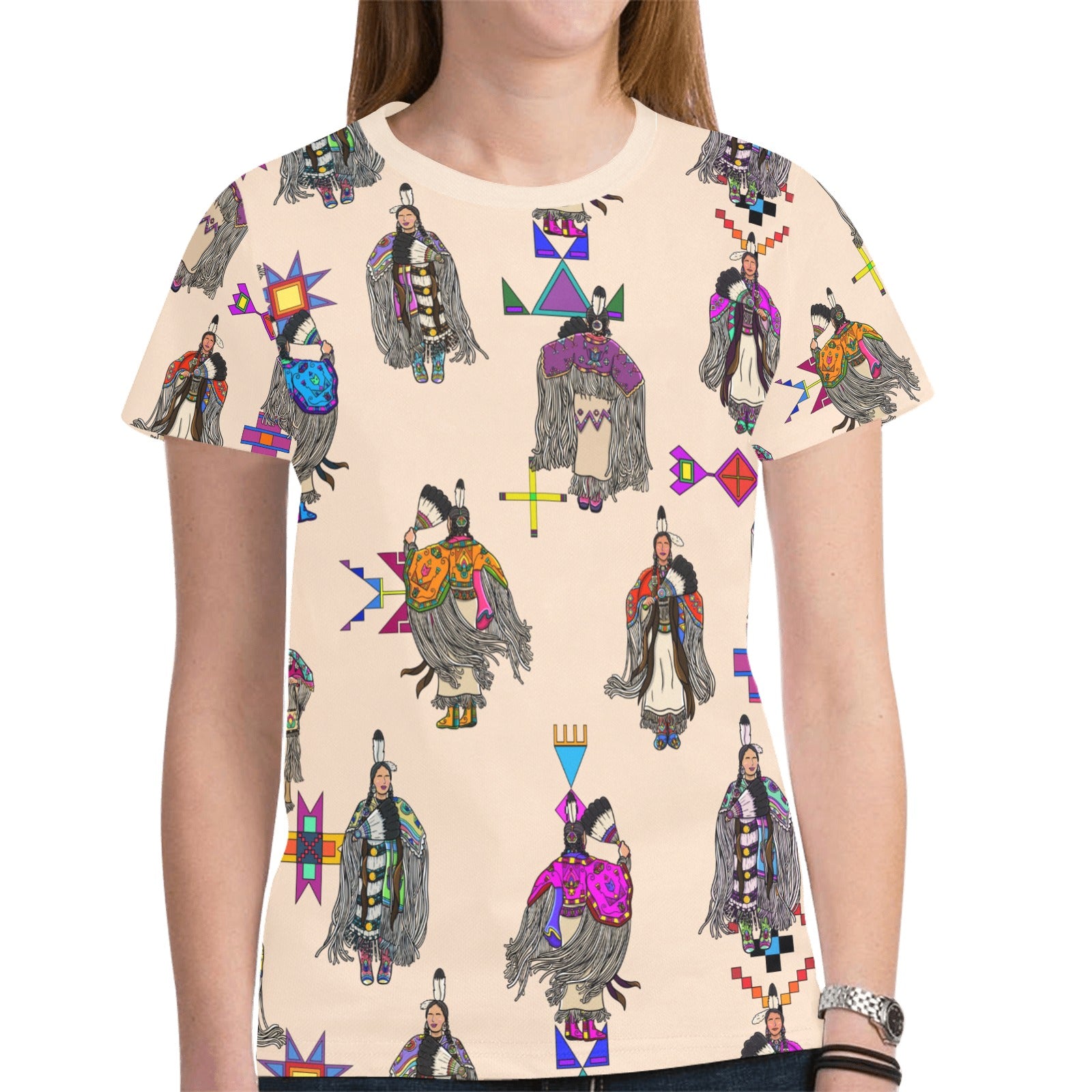 Women's Tradish Dancers  Muslin T-shirt for Women