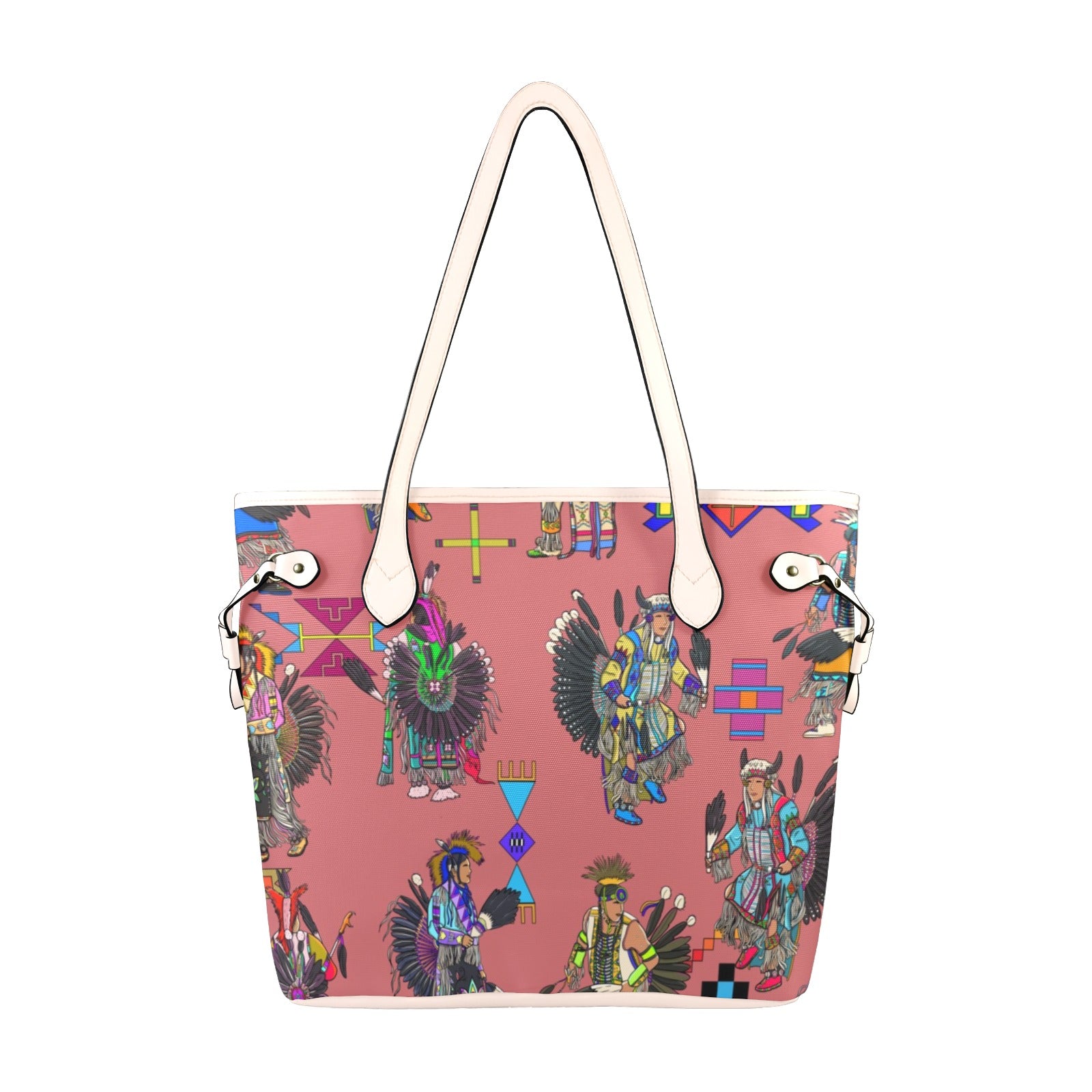 Men's Tradish Dancers Terra Cotta Clover Canvas Tote Bag