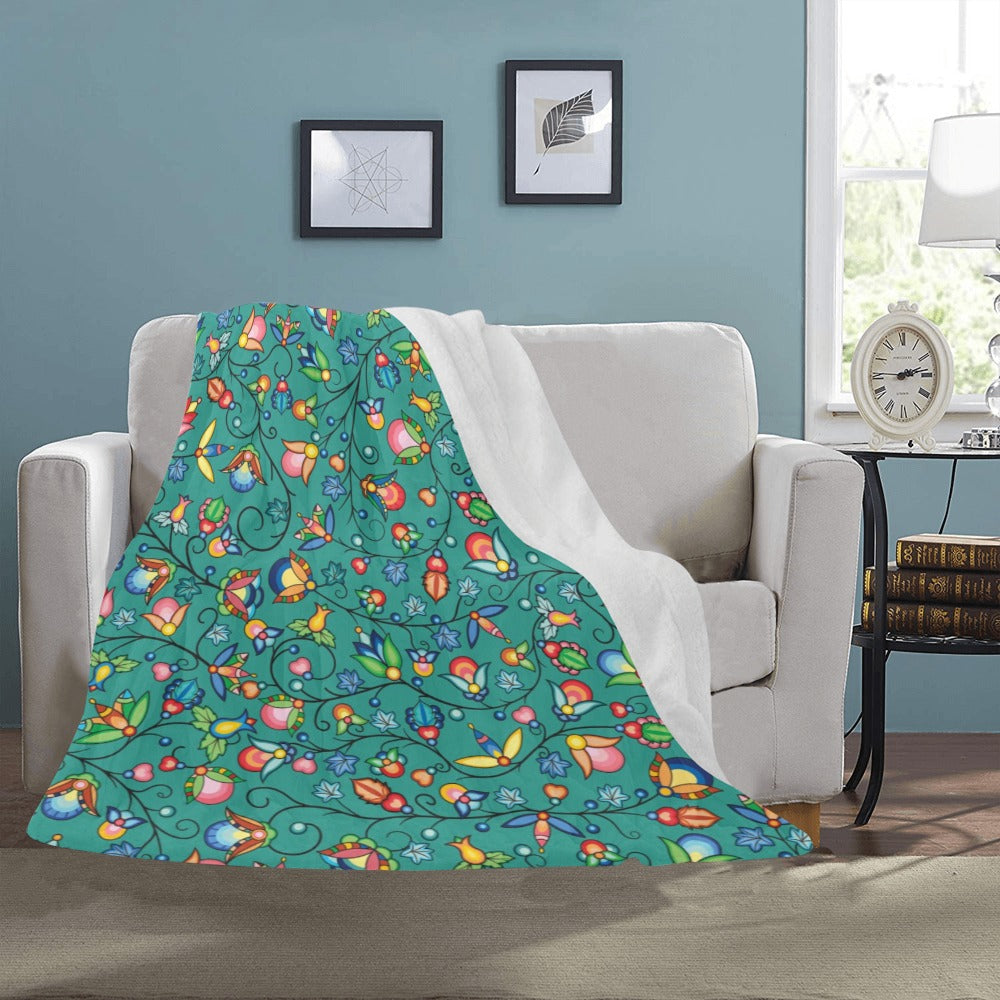 Prairie Plains Spirit Afternoon Sky Ultra-Soft Micro Fleece Blanket 50"x60"