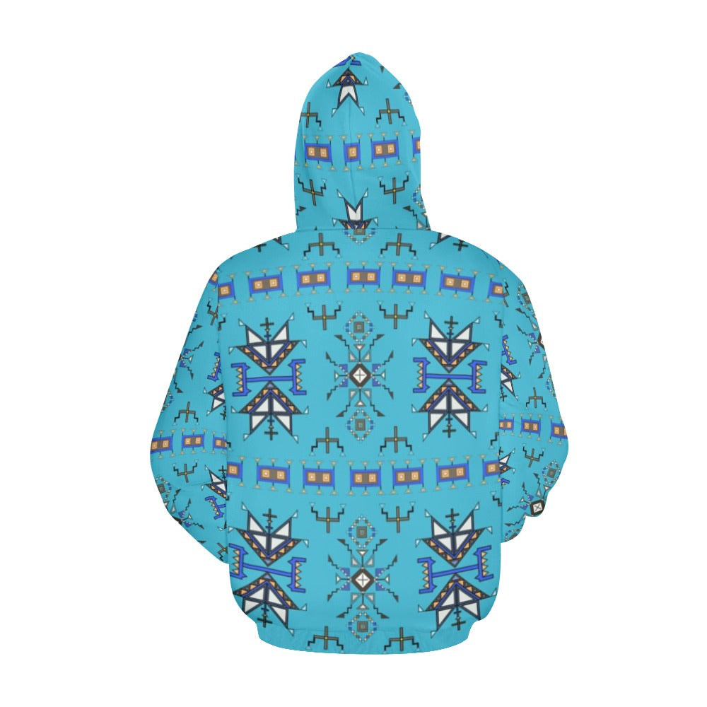 Eagle Strike Blue Hoodie for Women (USA Size)