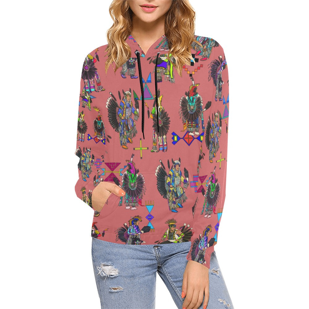 Men's Tradish Dancers Terra Cotta Hoodie for Women (USA Size)