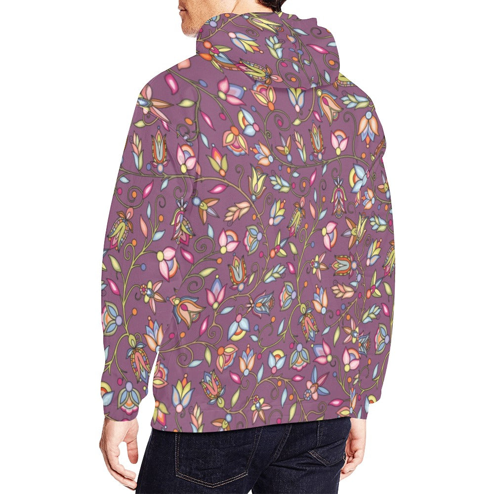 Buffalo Bloom Blush Hoodie for Men (USA Size)