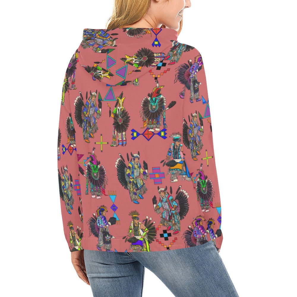 Men's Tradish Dancers Terra Cotta Hoodie for Women (USA Size)