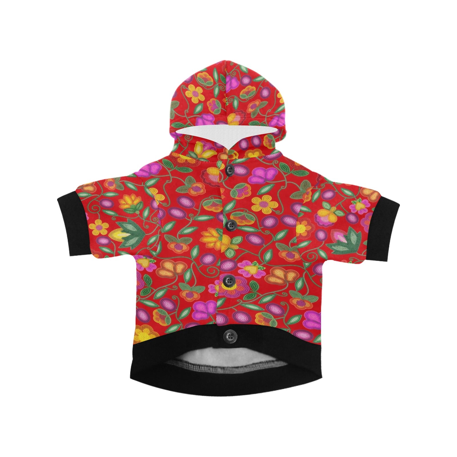 Boreal Bounty Red Pet Dog Hoodie