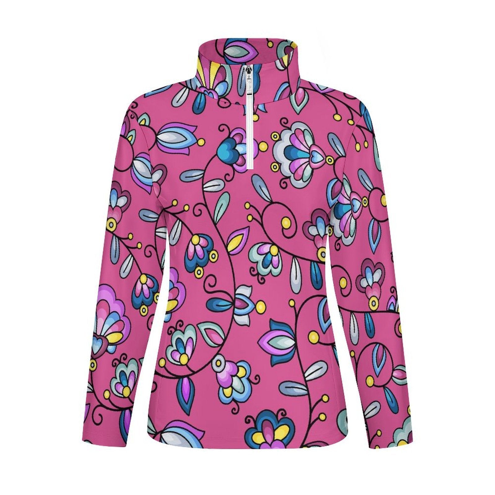 Autumn Bundle Blessing Pink Long Sleeve Yoga Shirt