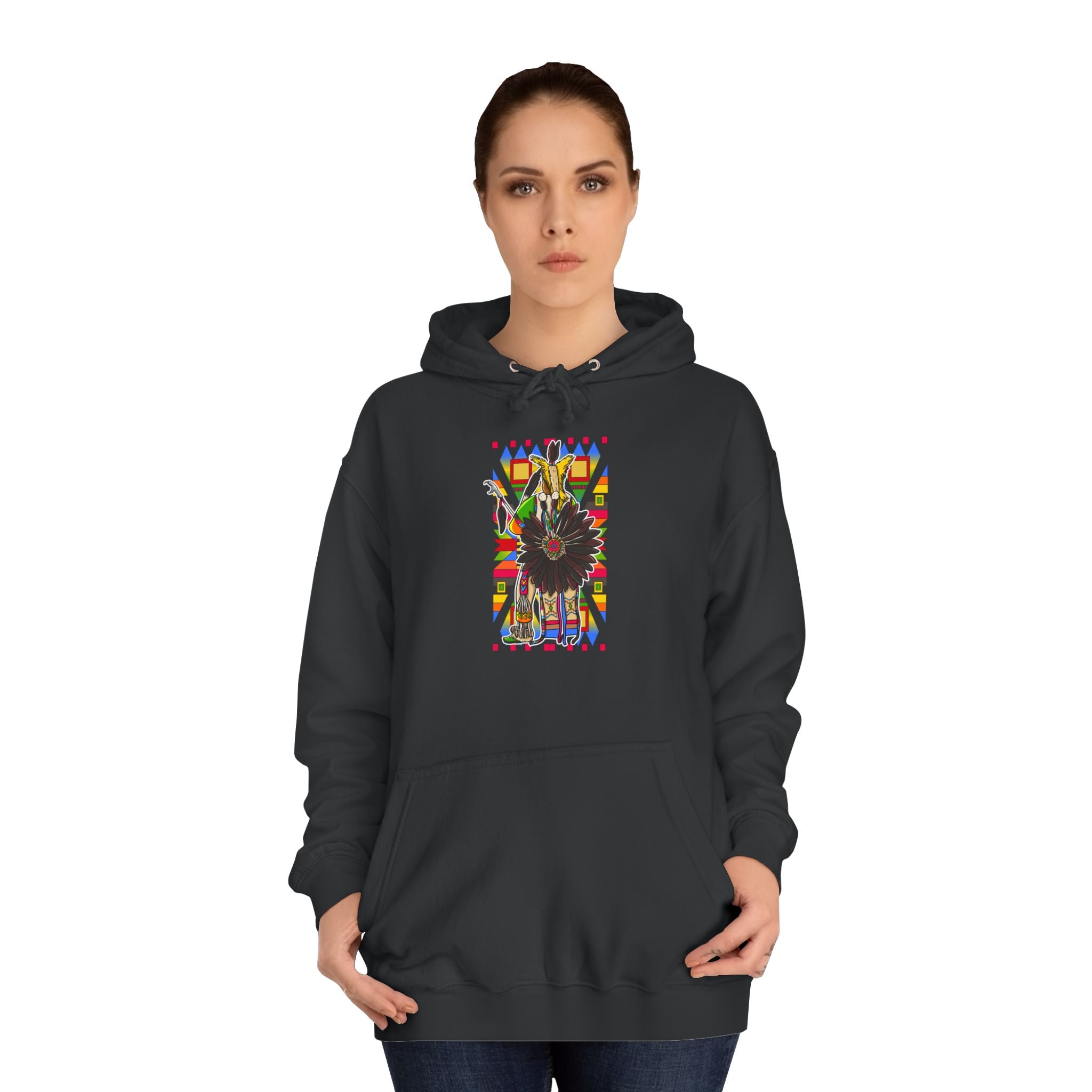 Traditional Powwow Man Dancer 5 Unisex Hoodie